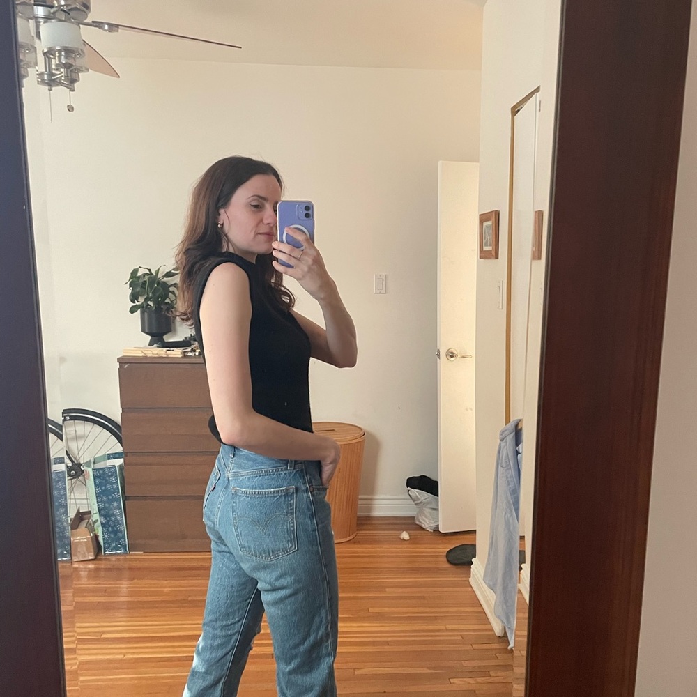 Levi’s distressed 501s